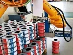 Enrolladora y embaladora automática de cables